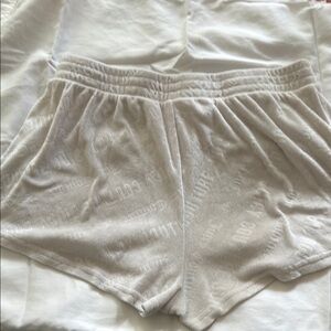 Juicy Couture Cream Terry Shorts